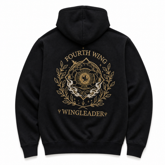 Fourth Wing Hoodie (Black)